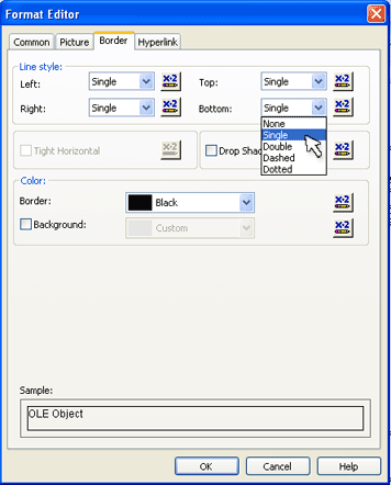 Format Editor